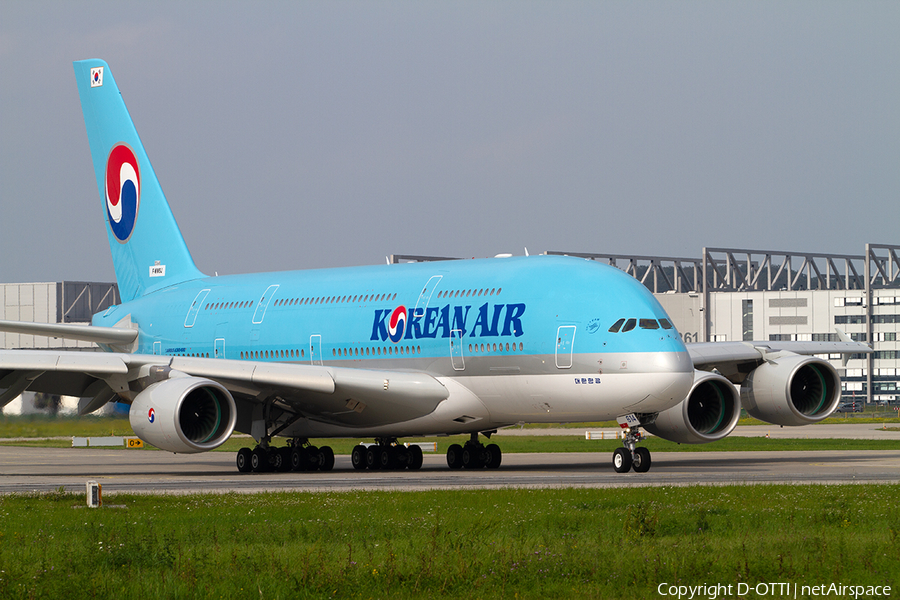 Korean Air Airbus A380-861 (F-WWSJ) | Photo 368344