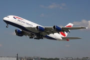 British Airways Airbus A380-841 (F-WWSK) at  Hamburg - Finkenwerder, Germany