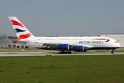 British Airways Airbus A380-841 (F-WWSK) at  Hamburg - Finkenwerder, Germany