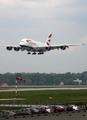 British Airways Airbus A380-841 (F-WWSK) at  Hamburg - Finkenwerder, Germany