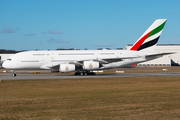 Emirates Airbus A380-842 (F-WWSK) at  Hamburg - Finkenwerder, Germany