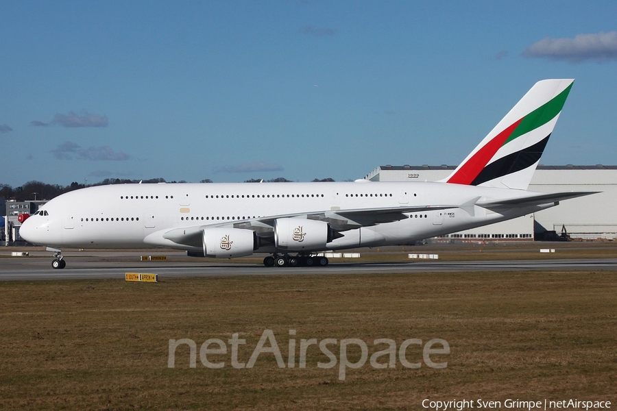 Emirates Airbus A380-842 (F-WWSK) | Photo 229474