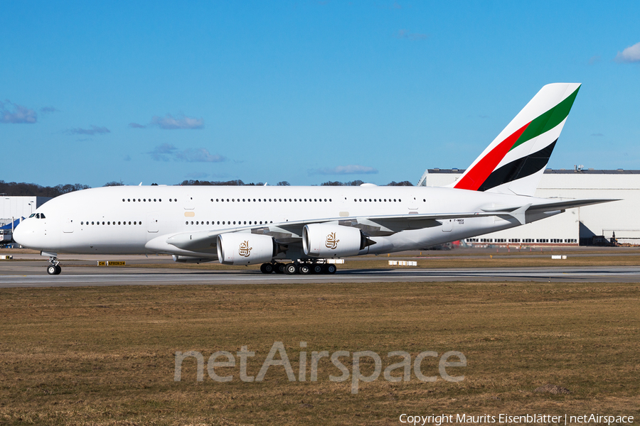 Emirates Airbus A380-842 (F-WWSK) | Photo 251752