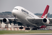 Qantas Airbus A380-842 (F-WWSK) at  Hamburg - Finkenwerder, Germany