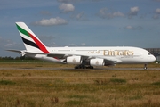 Emirates Airbus A380-842 (F-WWSL) at  Hamburg - Finkenwerder, Germany