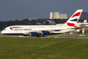 British Airways Airbus A380-841 (F-WWSM) at  Hamburg - Finkenwerder, Germany