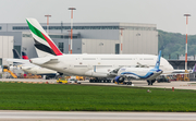 Emirates Airbus A380-842 (F-WWSM) at  Hamburg - Finkenwerder, Germany