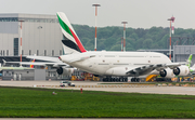 Emirates Airbus A380-842 (F-WWSM) at  Hamburg - Finkenwerder, Germany