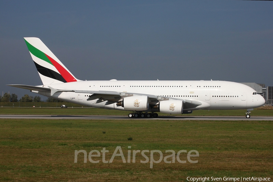 Emirates Airbus A380-842 (F-WWSM) | Photo 262864
