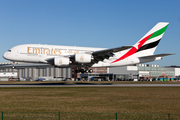 Emirates Airbus A380-861 (F-WWSM) at  Hamburg - Finkenwerder, Germany