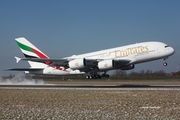 Emirates Airbus A380-842 (F-WWSN) at  Hamburg - Finkenwerder, Germany