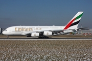Emirates Airbus A380-842 (F-WWSN) at  Hamburg - Finkenwerder, Germany