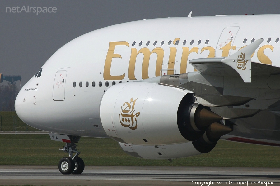 Emirates Airbus A380-842 (F-WWSN) | Photo 236249