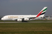 Emirates Airbus A380-842 (F-WWSN) at  Hamburg - Finkenwerder, Germany