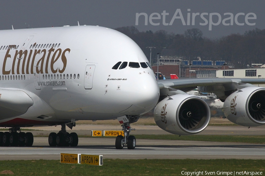 Emirates Airbus A380-842 (F-WWSN) | Photo 237560