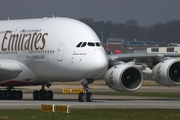 Emirates Airbus A380-842 (F-WWSN) at  Hamburg - Finkenwerder, Germany