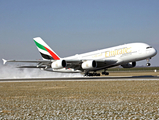 Emirates Airbus A380-842 (F-WWSN) at  Hamburg - Finkenwerder, Germany