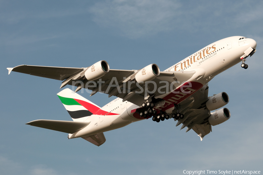 Emirates Airbus A380-861 (F-WWSN) | Photo 13201