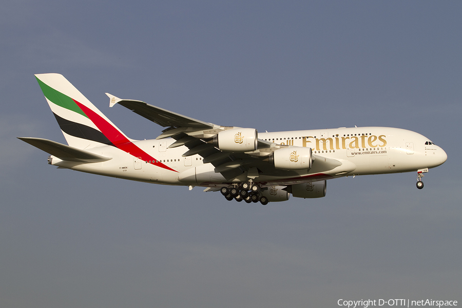 Emirates Airbus A380-861 (F-WWSN) | Photo 395159