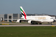 Emirates Airbus A380-861 (F-WWSN) at  Hamburg - Finkenwerder, Germany