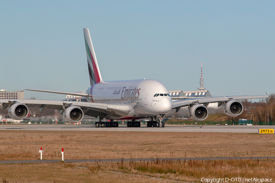 Emirates Airbus A380-861 (F-WWSN) | Photo 272304