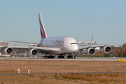 Emirates Airbus A380-861 (F-WWSN) at  Hamburg - Finkenwerder, Germany