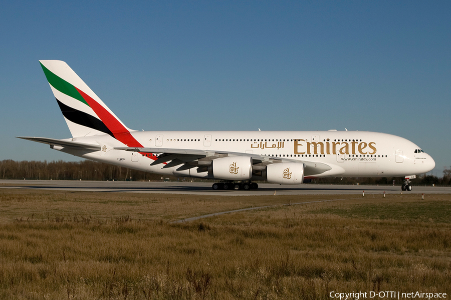 Emirates Airbus A380-861 (F-WWSN) | Photo 272310