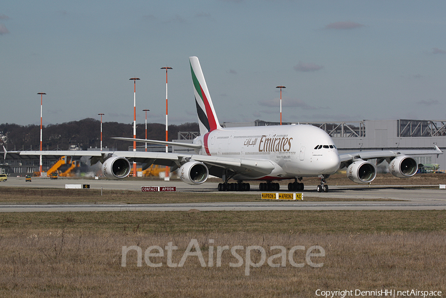Emirates Airbus A380-861 (F-WWSN) | Photo 401276