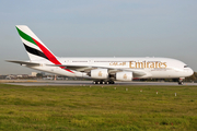 Emirates Airbus A380-861 (F-WWSN) at  Hamburg - Finkenwerder, Germany