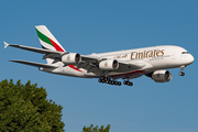 Emirates Airbus A380-842 (F-WWSO) at  Hamburg - Finkenwerder, Germany