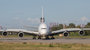 Emirates Airbus A380-842 (F-WWSO) at  Hamburg - Finkenwerder, Germany