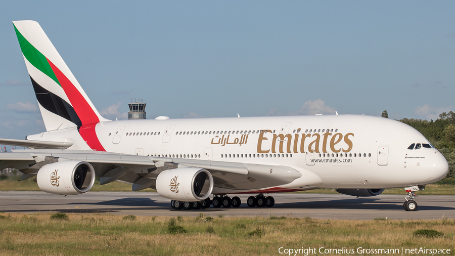 Emirates Airbus A380-842 (F-WWSO) | Photo 391421