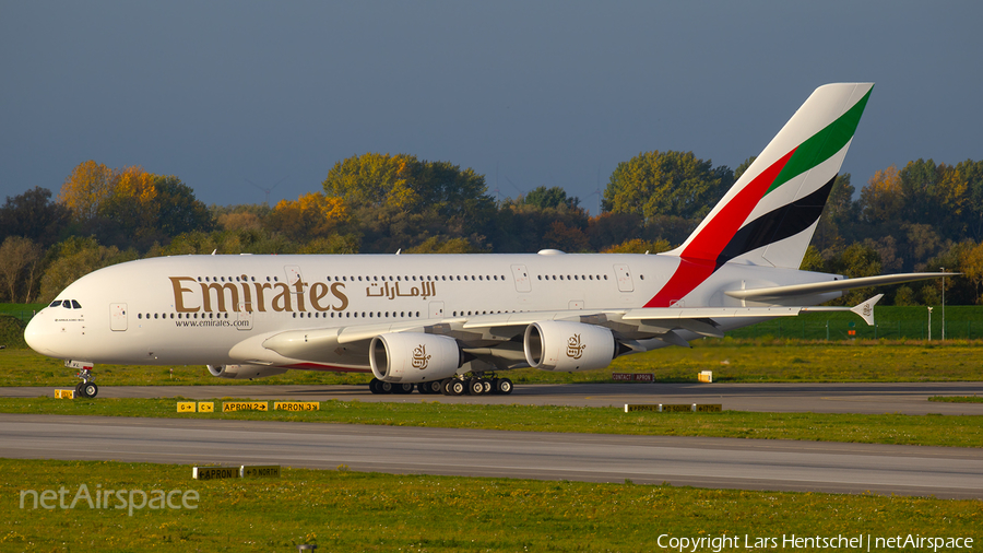 Emirates Airbus A380-842 (F-WWSO) | Photo 407917
