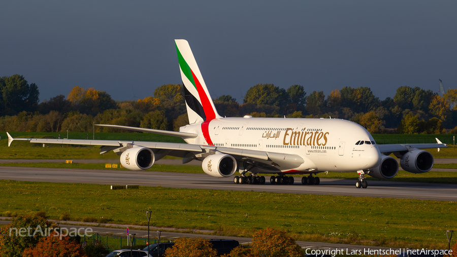 Emirates Airbus A380-842 (F-WWSO) | Photo 407919