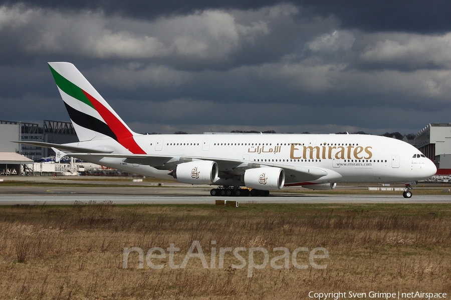 Emirates Airbus A380-861 (F-WWSO) | Photo 103544