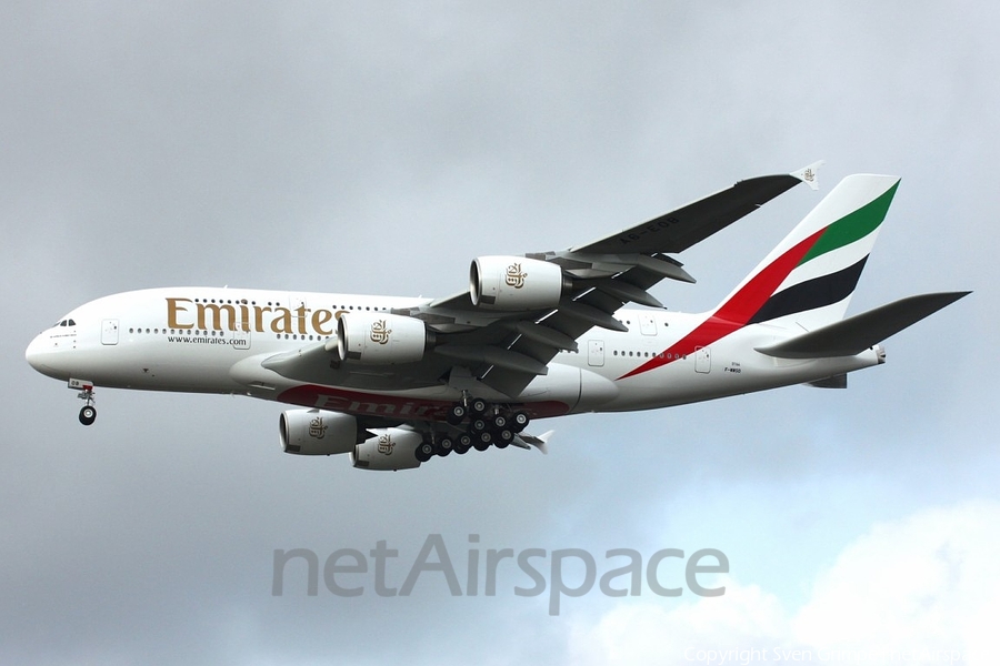 Emirates Airbus A380-861 (F-WWSO) | Photo 65828