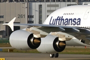 Lufthansa Airbus A380-841 (F-WWSO) at  Hamburg - Finkenwerder, Germany