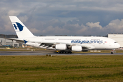 Malaysia Airlines Airbus A380-841 (F-WWSO) at  Hamburg - Finkenwerder, Germany