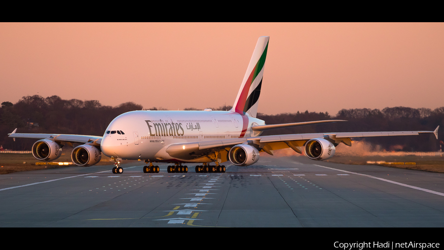 Emirates Airbus A380-861 (F-WWSP) | Photo 133075