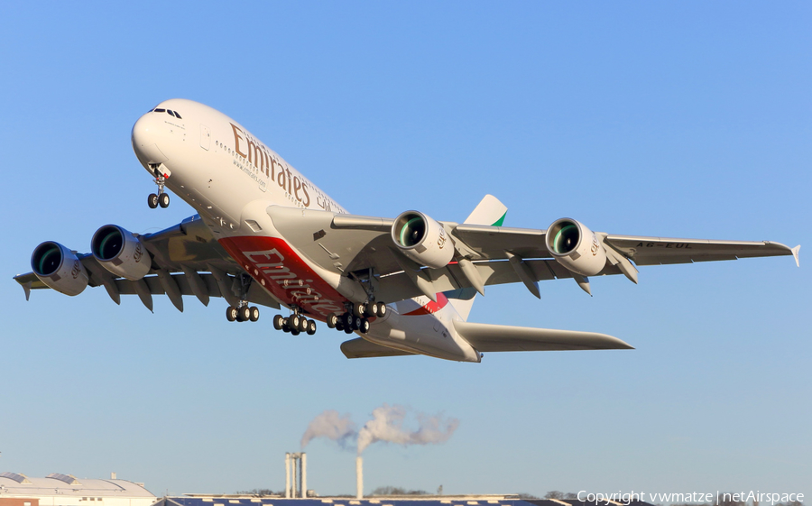 Emirates Airbus A380-861 (F-WWSP) | Photo 133097