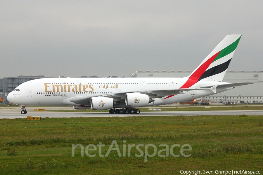 Emirates Airbus A380-861 (F-WWSP) | Photo 33054