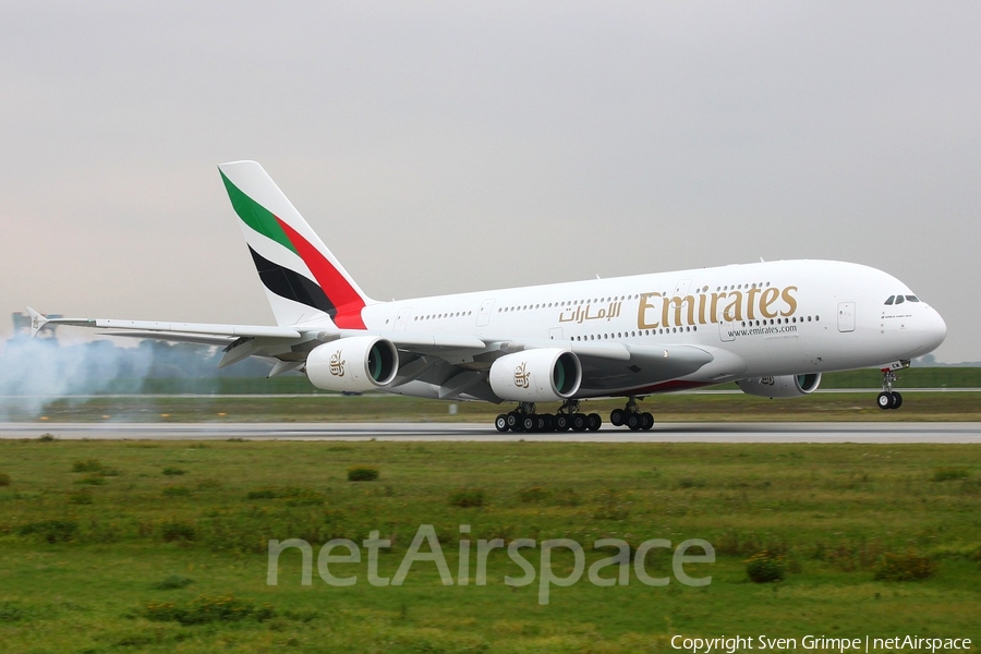 Emirates Airbus A380-861 (F-WWSP) | Photo 33067