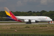 Asiana Airlines Airbus A380-841 (F-WWSQ) at  Hamburg - Finkenwerder, Germany