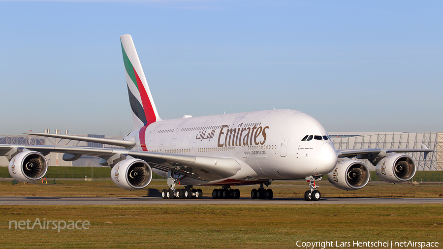 Emirates Airbus A380-842 (F-WWSQ) | Photo 133375