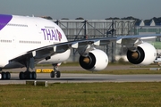 Thai Airways International Airbus A380-841 (F-WWSQ) at  Hamburg - Finkenwerder, Germany