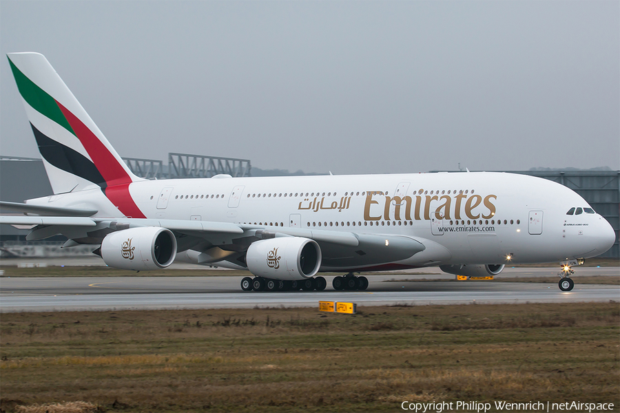 Emirates Airbus A380-861 (F-WWSR) | Photo 134756
