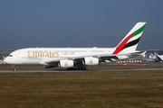 Emirates Airbus A380-842 (F-WWSS) at  Hamburg - Finkenwerder, Germany