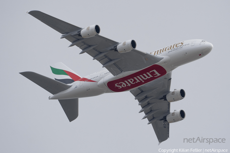Emirates Airbus A380-842 (F-WWSS) | Photo 443823