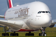 Emirates Airbus A380-842 (F-WWST) at  Hamburg - Finkenwerder, Germany