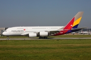 Asiana Airlines Airbus A380-841 (F-WWSU) at  Hamburg - Finkenwerder, Germany